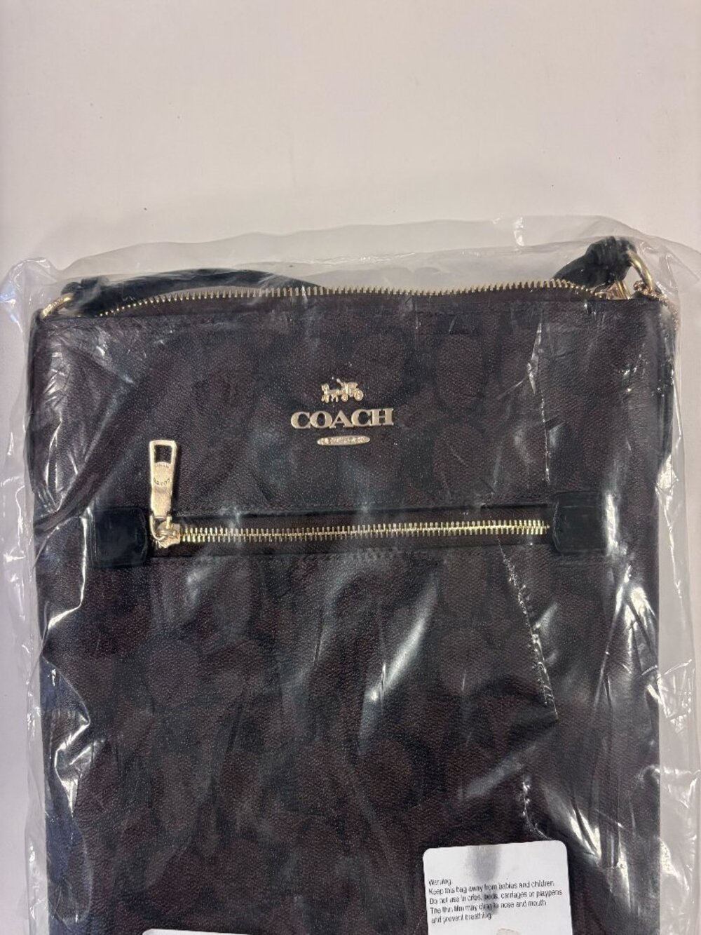Coach Womens Rowan File Bag In Signature Canvas -NEW